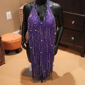Sequin lavender dress